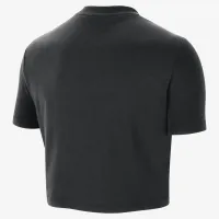 Miami Heat Courtside женская Nike NBA Cropped Slim футболка цвет черный