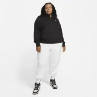 Nike Sportswear Club Fleece жіноча 1/2-Zip світшот (великі розміри) колір чорний