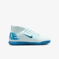 Nike Jr. Mercurial Superfly 10 Club Little/Big детские TF High-Top Soccer Кроссовки синий