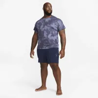 Nike Dri-FIT чоловічі Allover Print Short-Sleeve Yoga Top колір сірий