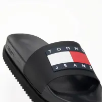 Шлёпанцы Tommy Jeans Elevated Flatform EN0EN02451-BDS - Черные