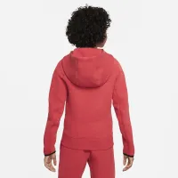 Nike Sportswear Tech Fleece Big дитячі (для хлопчиків) Full-Zip Толстовка з капюшоном колір червоний
