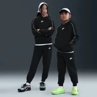 Nike Sportswear Club Fleece Big детские Hooded Tracksuit цвет черный