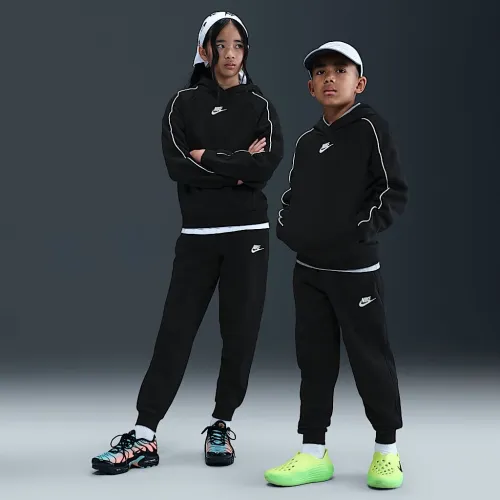 Nike Sportswear Club Fleece Big детские Hooded Tracksuit цвет черный