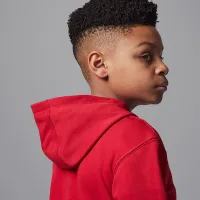 Nike Jordan Dri-FIT Sport Big дитячі Crossover Pullover Толстовка з капюшоном колір червоний