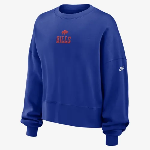 Buffalo Bills Rewind женская Nike NFL Pullover Crew синий
