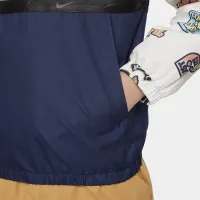 Nike Half-Zip Print Blocked Anorak Little детские Куртка цвет белый