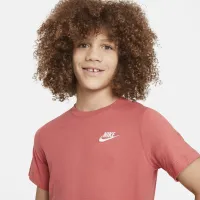 Nike Sportswear Big детские футболка цвет красный