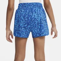 Nike One Big дитячі (Girls') Woven З високою талією шорти блакитний