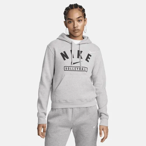 Nike женская волейбольные Pullover Толстовка с капюшоном цвет серый