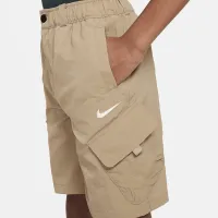 Nike Outdoor Play Big дитячі Woven Cargo шорти колір коричневий