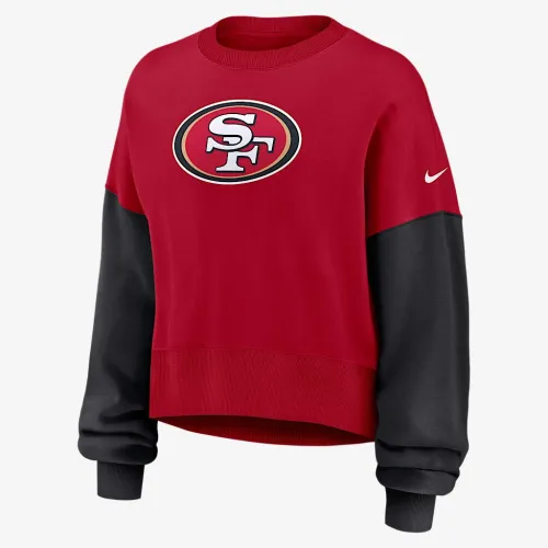 San Francisco 49ers женская Nike NFL Pullover Crew цвет красный