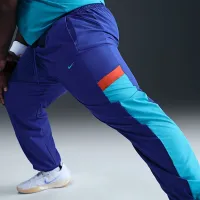 Nike Icon мужские Woven баскетбольные Pants цвет фиолетовый