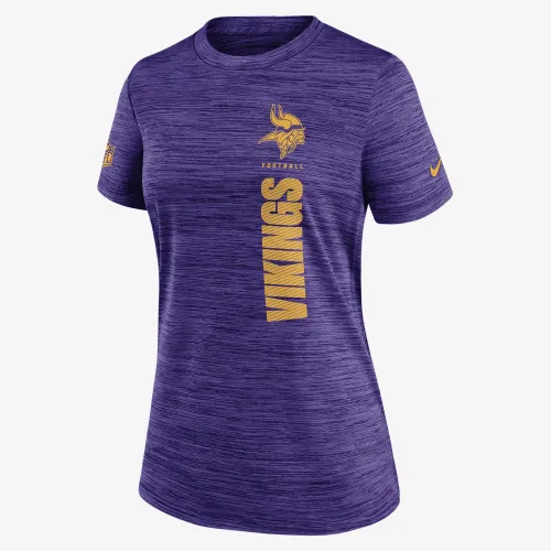 Minnesota Vikings Velocity женская Nike Dri-FIT NFL футболка цвет фиолетовый