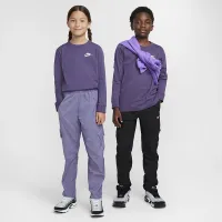 Nike Sportswear Big дитячі Long-Sleeve футболка колір фіолетовий
