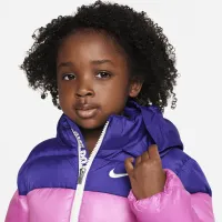 Nike Colorblock Puffer Куртка Toddler Куртка Pink