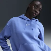 Nike Sportswear Phoenix Fleece жіноча оверсайз Pullover Толстовка з капюшоном блакитний