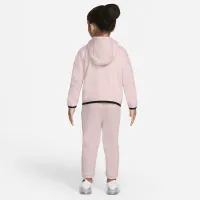 Nike Sportswear Tech Fleece Baby (12-24M) Zip Толстовка с капюшоном and Pants набор Pink