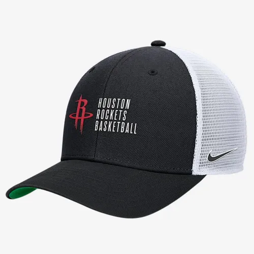 Houston Rockets 2024/25 Rise Icon Edition Nike NBA Trucker Cap цвет черный