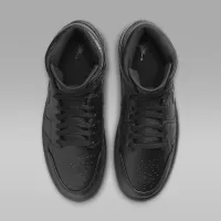 Nike Air Jordan 1 Mid Кроссовки цвет черный