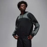 Nike Jordan мужские оверсайз Full-Zip Толстовка с капюшоном цвет черный