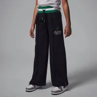 Nike Jordan Court of Legends Big дитячі Open Hem Pants колір чорний