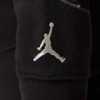 Nike Jordan MVP Big дитячі Fleece Pullover Толстовка з капюшоном колір чорний