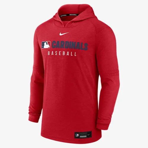 St. Louis Cardinals Authentic Collection чоловічі Nike Dri-FIT MLB Pullover Толстовка з капюшоном колір червоний