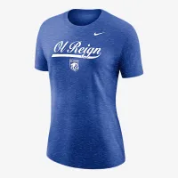 OL Reign женская Nike Soccer Varsity футболка синий