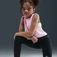Nike Pro Girls' Mid-Rise лосіни колір чорний