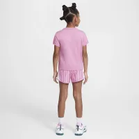 Nike Dri-FIT Femme Pop Little детские футболка and Tempo шорты набор Pink