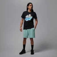 Nike Jordan Flight Essentials AJ1 чоловічі Short-Sleeve футболка колір чорний