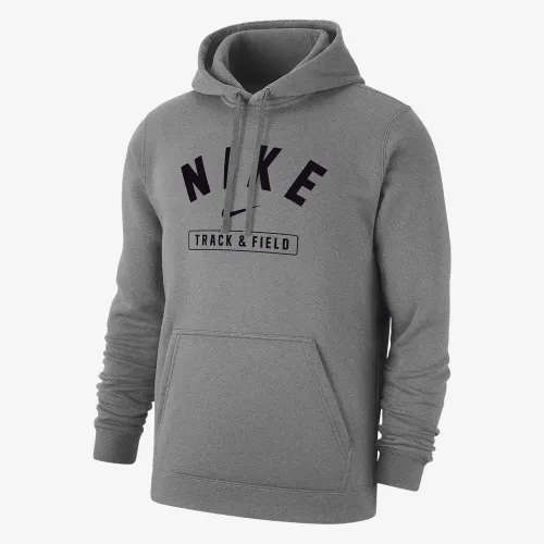 Nike Club Fleece чоловічі Track & Field Толстовка з капюшоном колір сірий