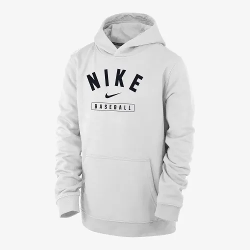 Nike Baseball Big дитячі (для хлопчиків) Pullover Толстовка з капюшоном колір білий
