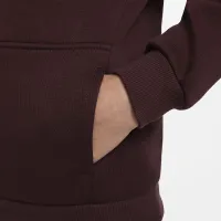 Nike Sportswear Club Fleece Big детские Толстовка с капюшоном цвет красный