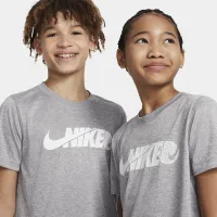 Nike Legend Big детские Dri-FIT футболка цвет серый