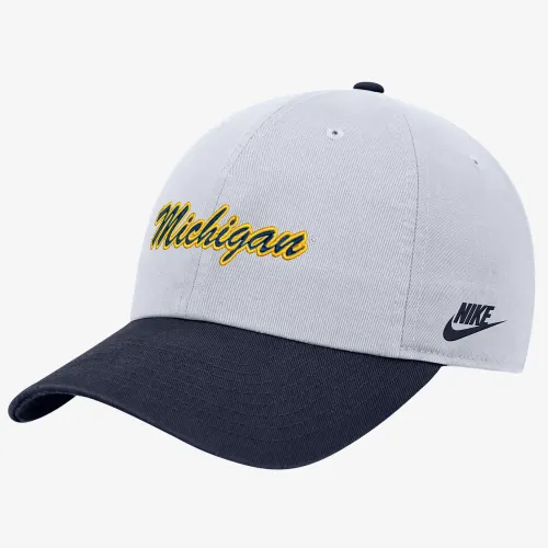 Michigan Nike College Campus Cap колір білий