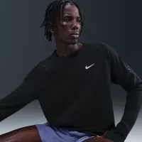 Nike Stride чоловічі Dri-FIT Running Waffle Crew колір чорний