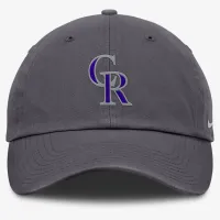 Colorado Rockies Club мужские Nike MLB Adjustable Hat цвет серый
