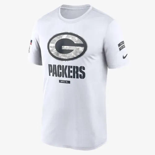 цвет зеленый Bay Packers Salute to Service Primary Edge Legend мужские Nike Dri-FIT NFL футболка цвет белый