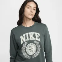 Nike Sportswear Club Fleece женская Crew-Neck свитшот цвет зеленый