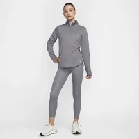 Nike Therma-FIT One женская Long-Sleeve 1/2-Zip Top цвет серый