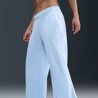 Nike Sportswear женская Mid-Rise Wide-Leg спортивные штаны синий