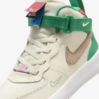 Nike Force 1 Mid SE EasyOn Little детские Кроссовки цвет белый