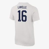 Rose Lavelle USWNT Big дитячі Nike Soccer футболка колір білий