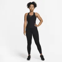 Nike Swoosh жіноча Medium-Support Padded Sports Bra Tank колір чорний