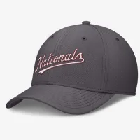 Washington Nationals Swoosh чоловічі Nike Dri-FIT MLB Hat колір сірий