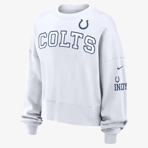 Indianapolis Colts женская Nike NFL Pullover Crew цвет белый