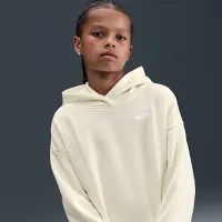 Nike Sportswear Club Fleece Big детские оверсайз Pullover Толстовка с капюшоном цвет коричневый