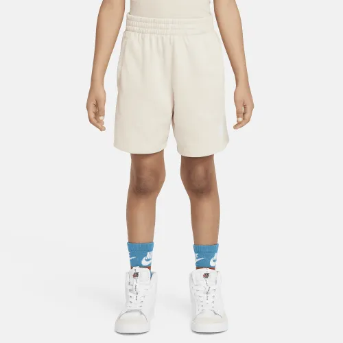 Nike Sportswear Club Little дитячі French Terry шорти колір коричневий